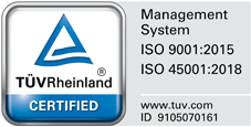 August 13, 2018 ISO9001: 2015 acquisition